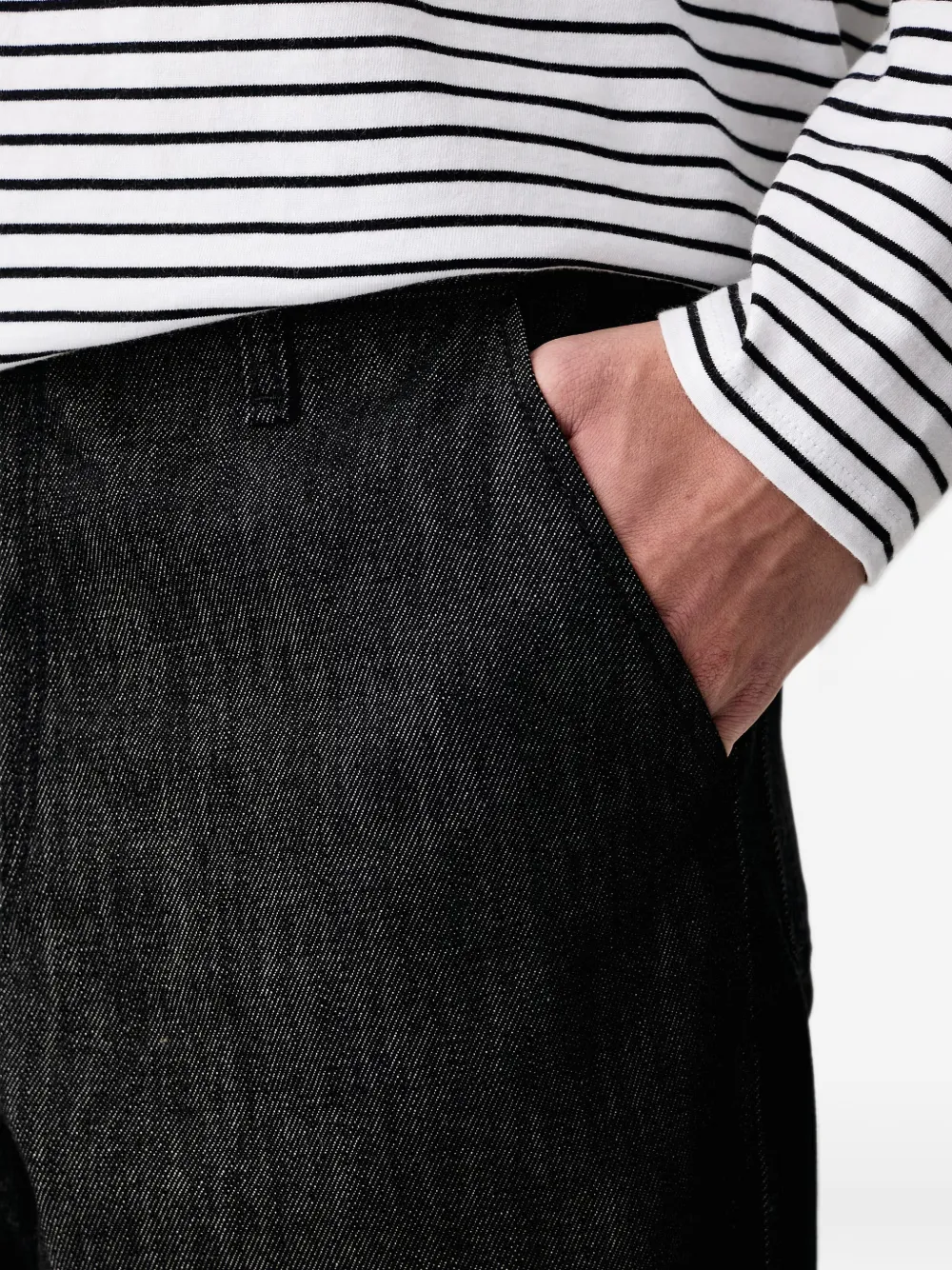 rag & bone Jeans met logopatch Zwart