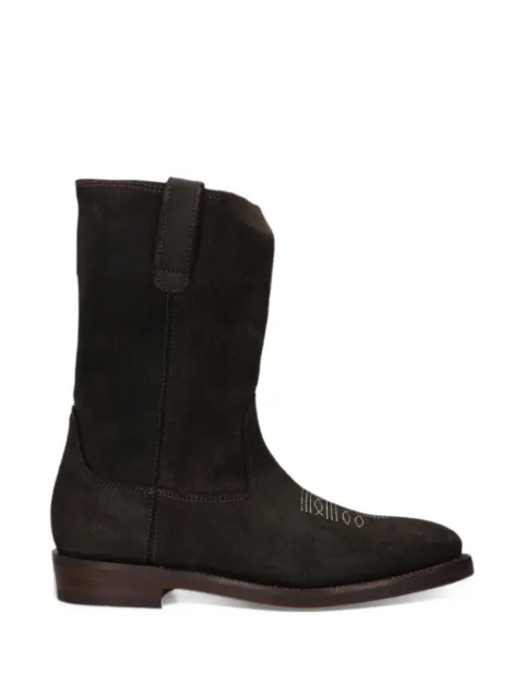 Sebago Montana embroidered suede boots