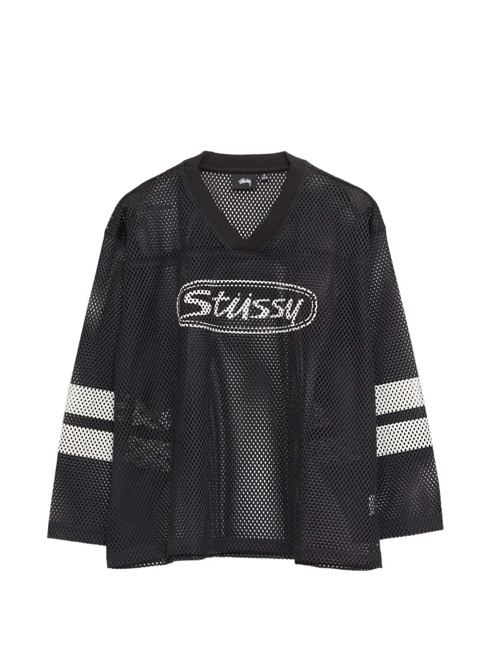 Stüssy 트러커 팀 메시 티셔츠 | 블랙 | Image 1