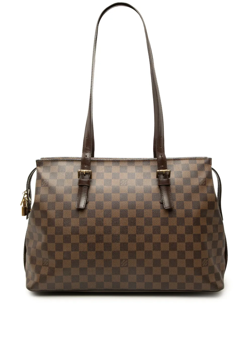 Louis Vuitton Pre-Owned 2007 Damier Ebene Chelsea shoulder bag - Brown