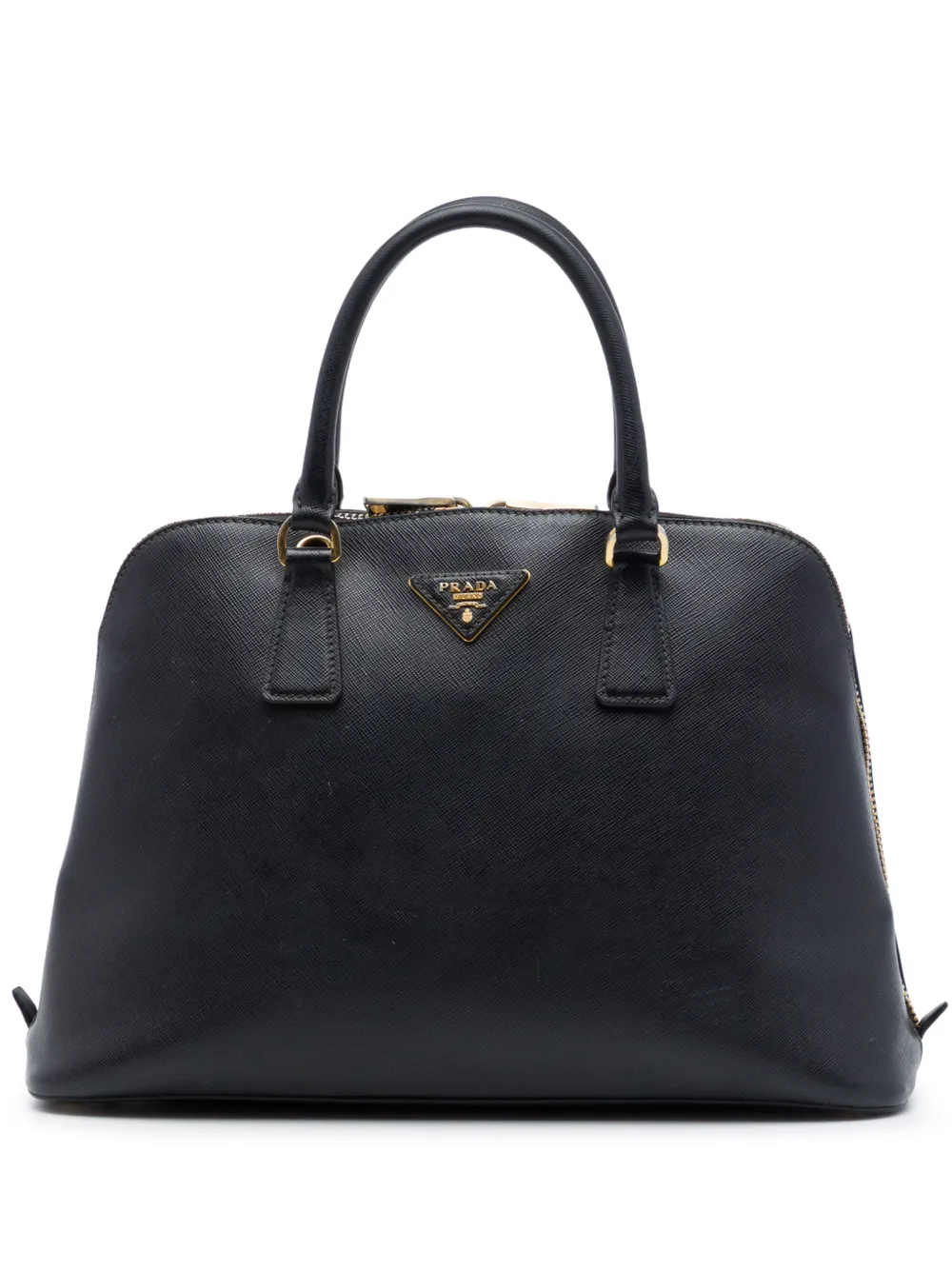 Prada Pre-Owned 2013-2026 Medium Saffiano Lux Promenade satchel - Black