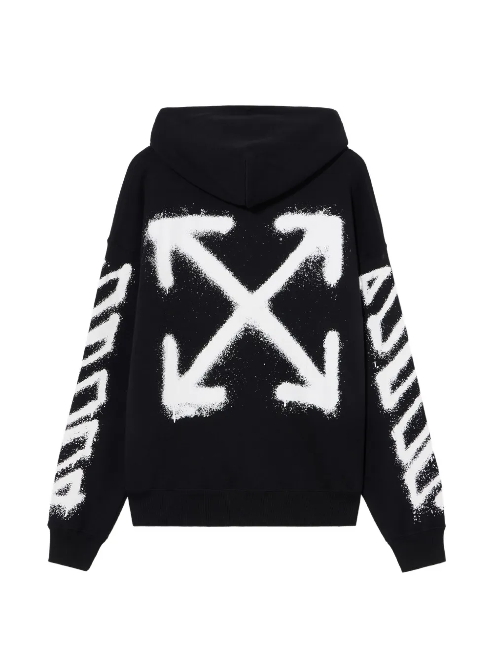 Off-White Spray Can Arrow Skate hoodie Zwart