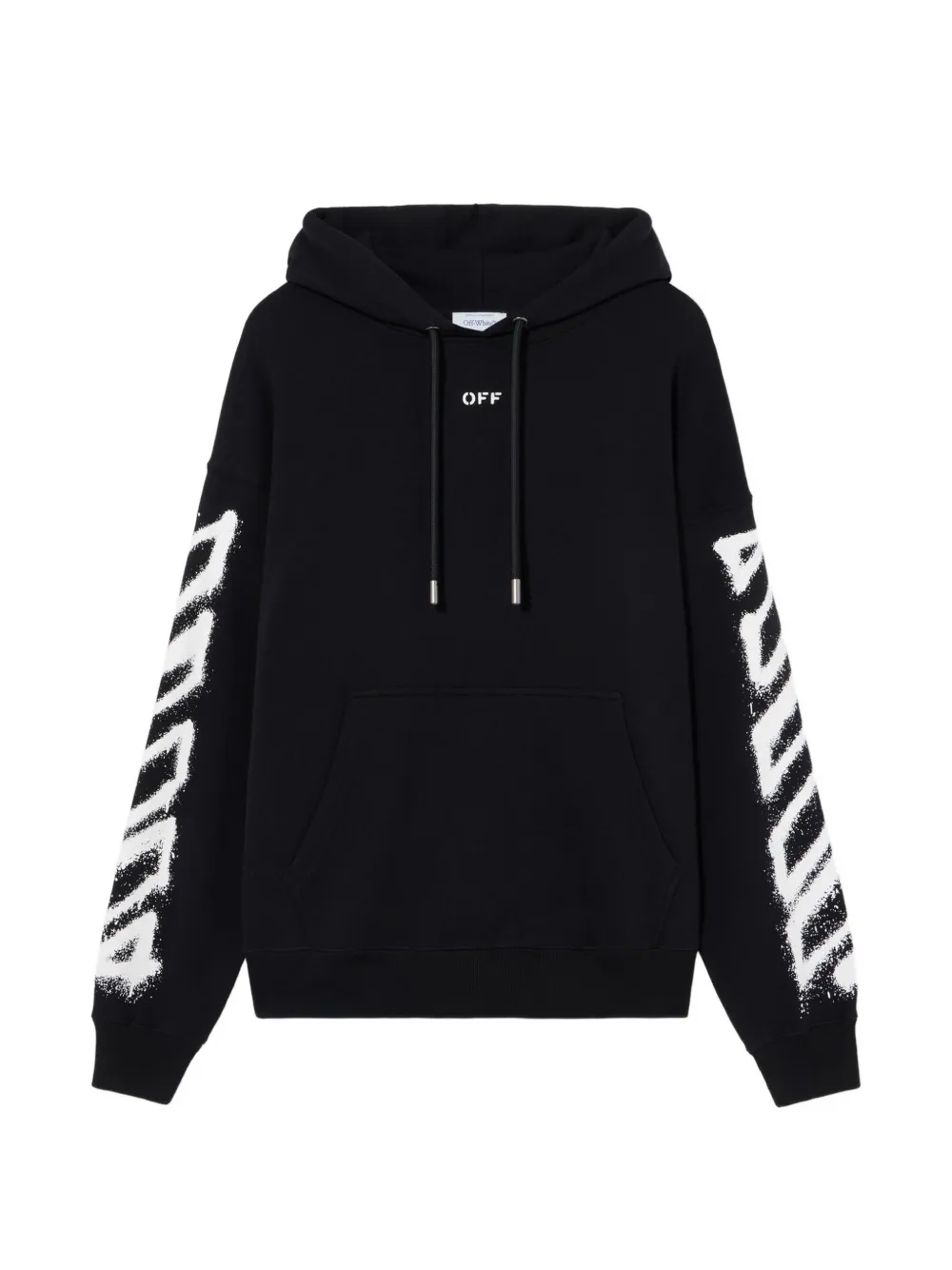 Off-White 스프레이 캔 애로우 스케이트 후디 | 블랙 | Image 1