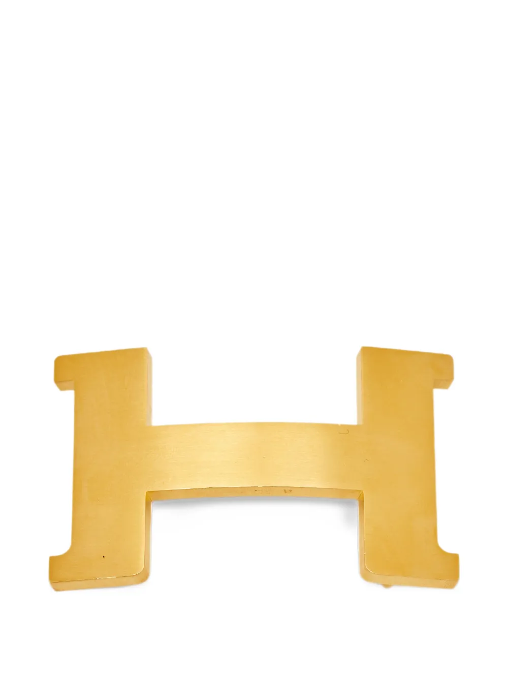 Hermès Pre-Owned Constance brushed belt buckle - Gold