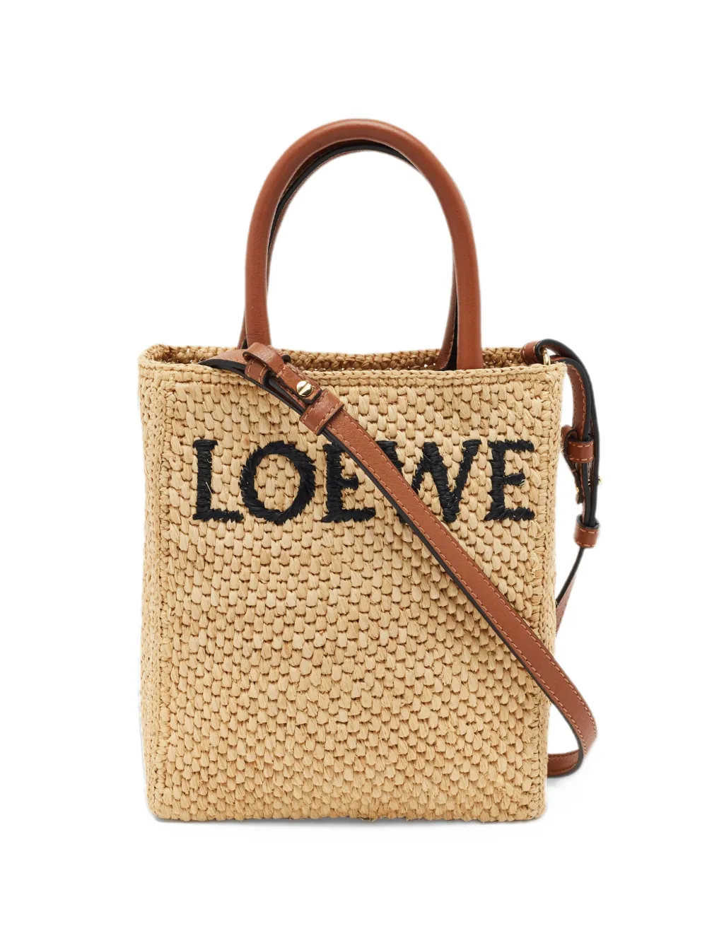 Loewe Pre-Owned 2022 A5 Logo tote bag - Neutrals