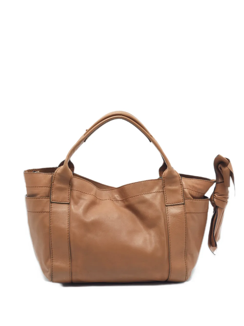 Valentino Garavani Pre-Owned Nuage knotted tote bag - Toni neutri