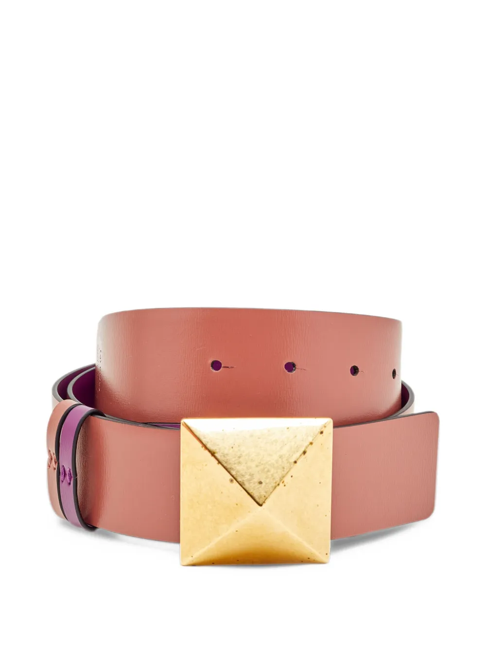Valentino Garavani Pre-Owned One Stud reversible belt - Viola