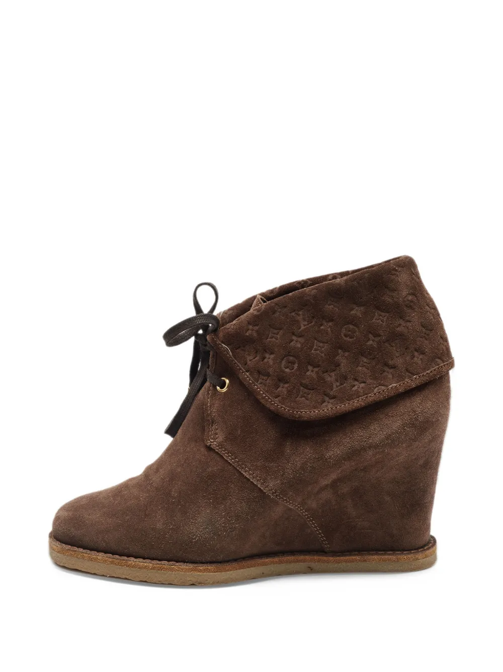 Louis Vuitton Pre-Owned Monogram Fauvist ankle boots - Brown