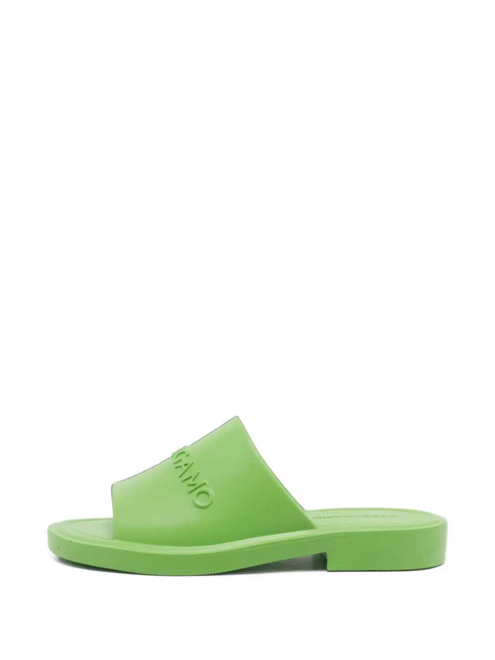 Ferragamo Pre-Owned Giuneva embossed-logo sandals - Green