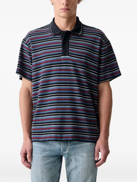 rag & bone striped polo shirt
