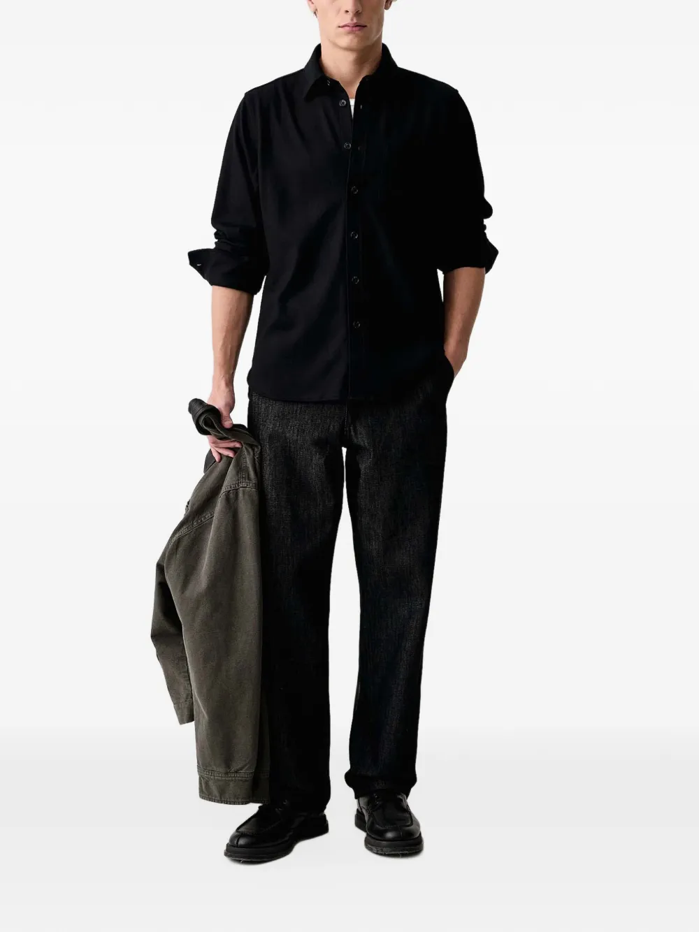 rag & bone Button-down overhemd Zwart