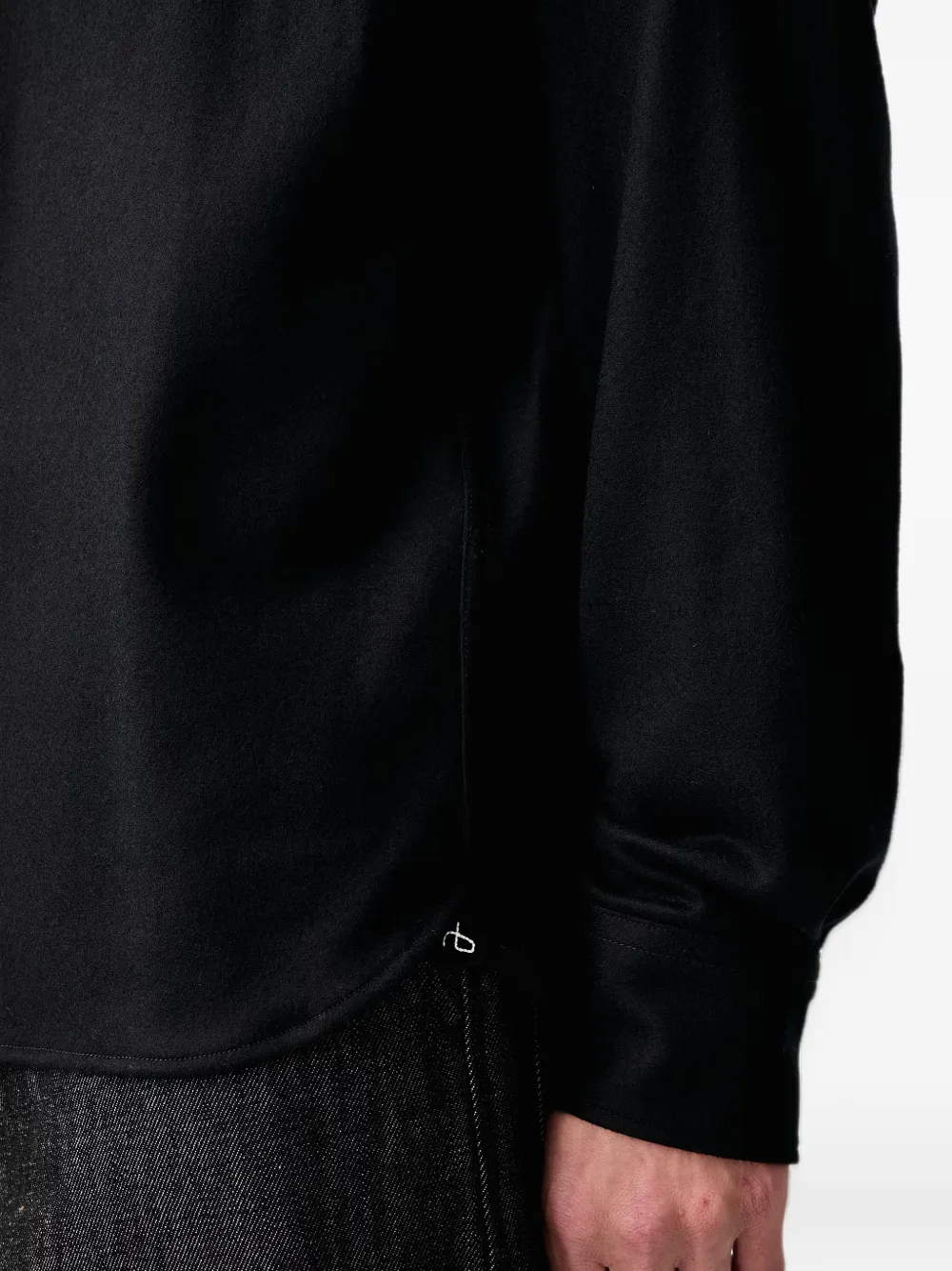 rag & bone Button-down overhemd Zwart