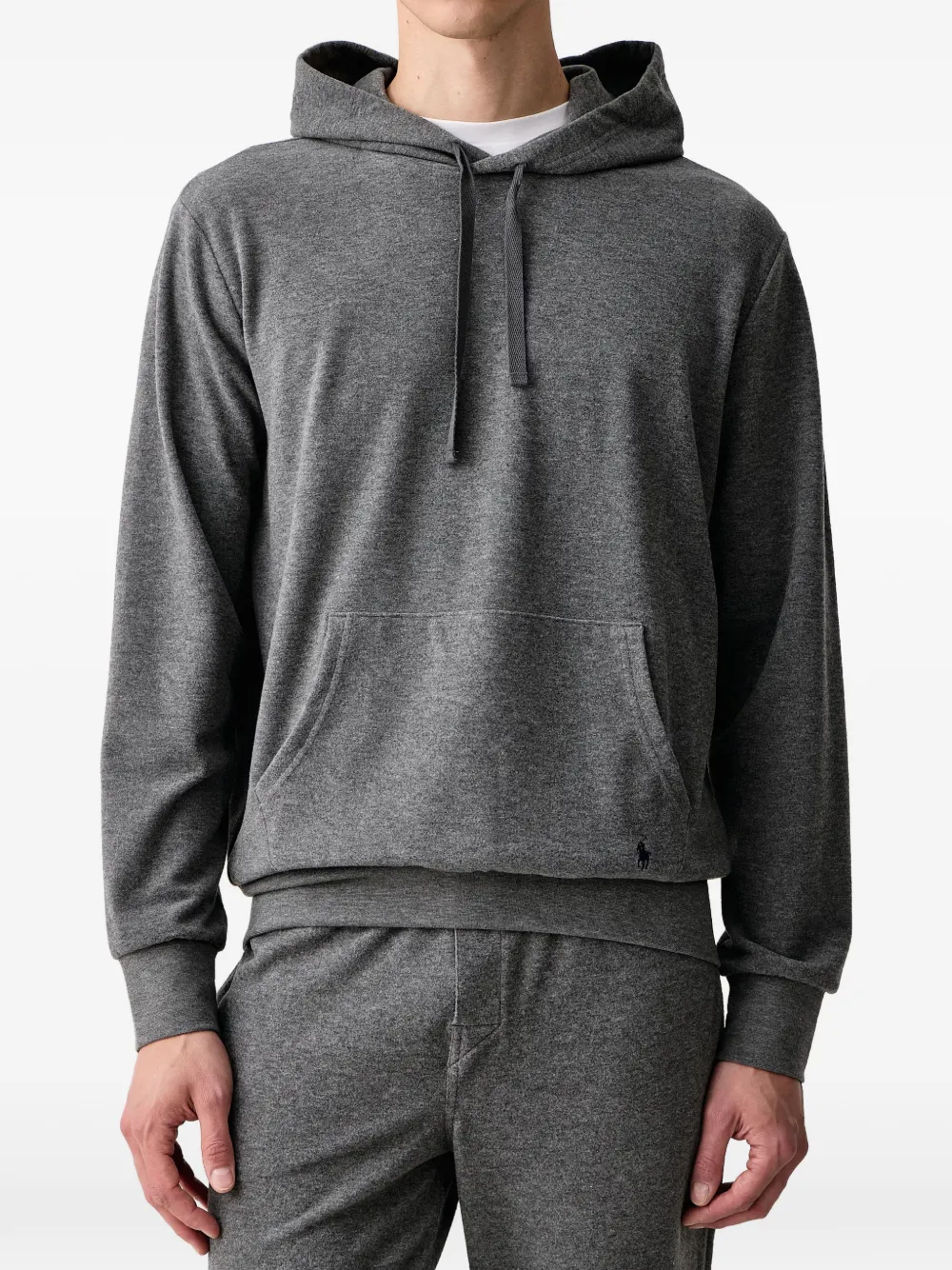 Polo Ralph Lauren Polo Pony drawstring hoodie Grijs