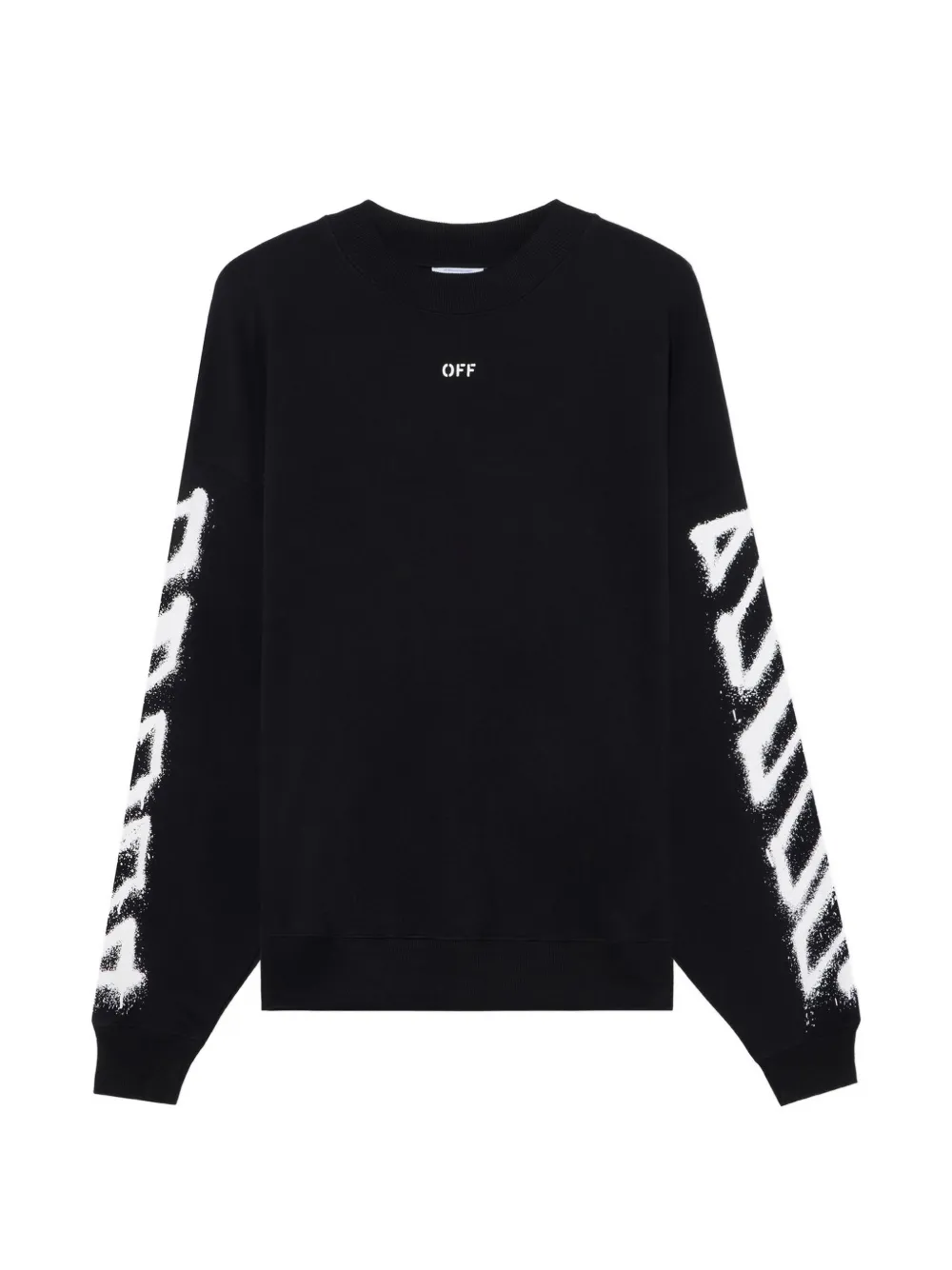 Off-White 스프레이 캔 애로우 스케이트 스웨트셔츠 | 블랙 | Image 1