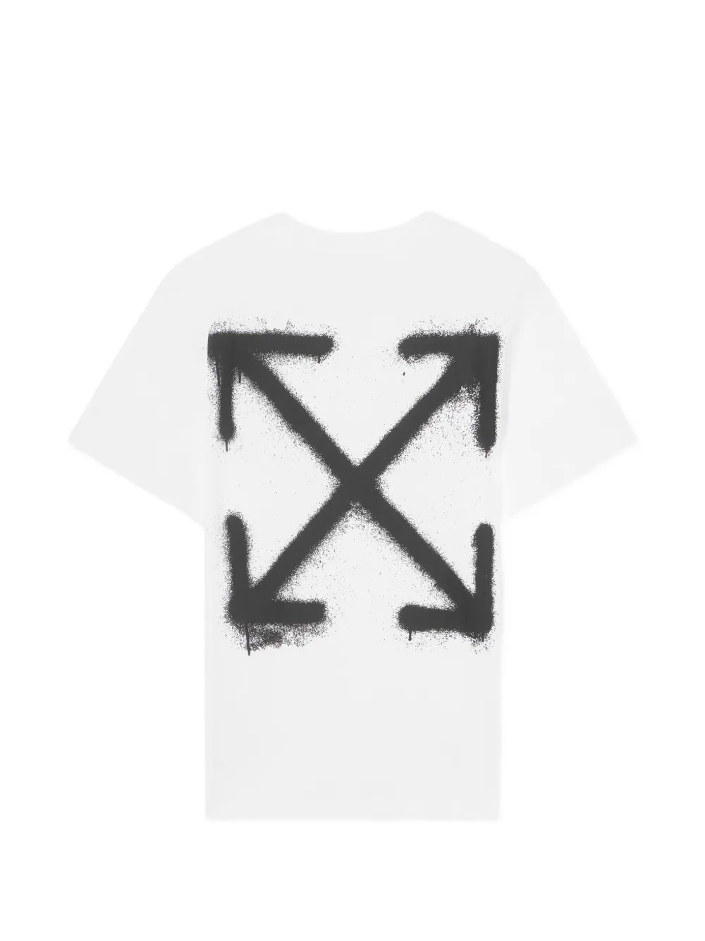 Off-White Spray Can Arrow slim T-shirt Wit