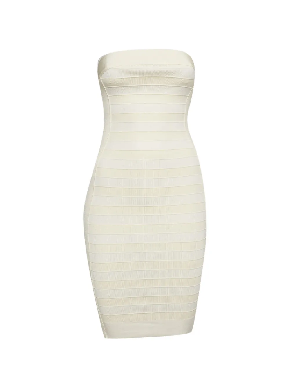 Elisabetta Franchi robe bustier courte rayée - Tons neutres