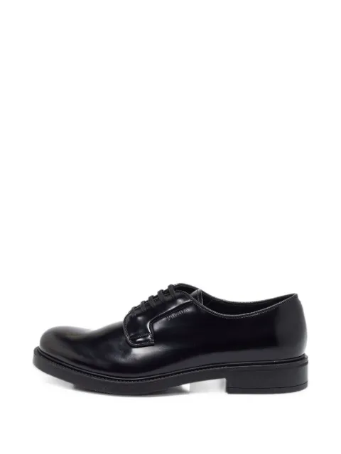Prada Pre-Owned Spazzolato lace-up derby shoes