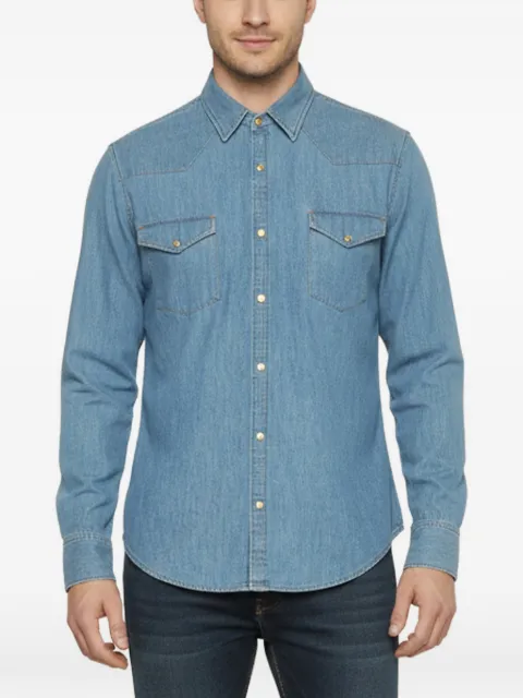 Celine Pre-Owned Western chambray shirt