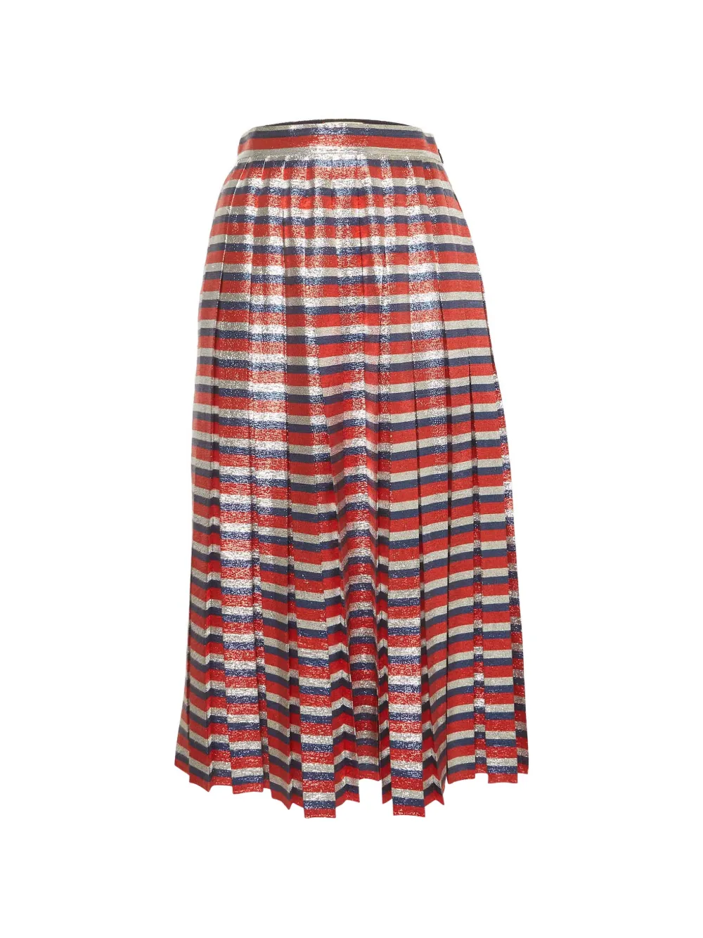 Gucci Pre-Owned striped pleated skirt - Rosso