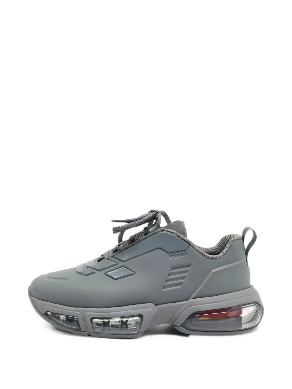 Prada Pre-Owned Linea Rossa moulded-panel sneakers - Grey