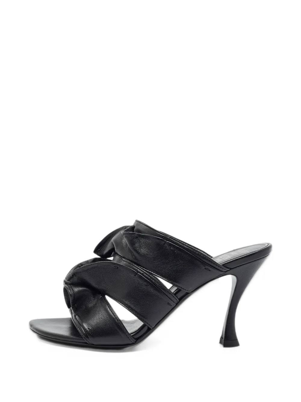 Valentino Garavani Pre-Owned Atelier ruffle heeled sandals - Nero