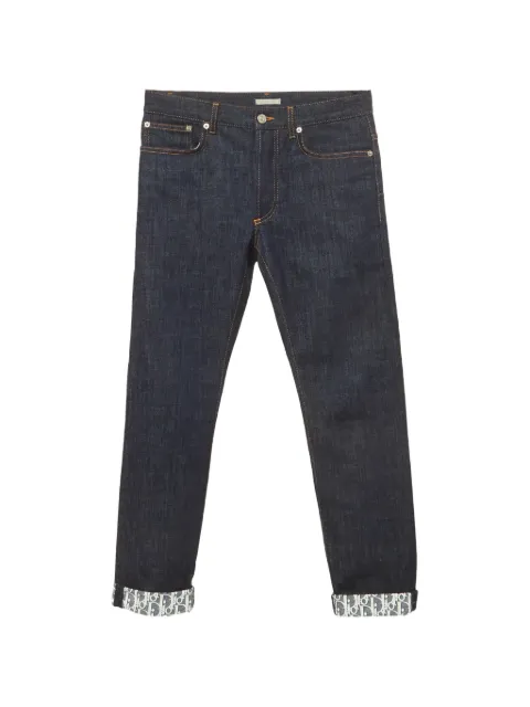 Christian Dior Pre-Owned Oblique straight-leg jeans