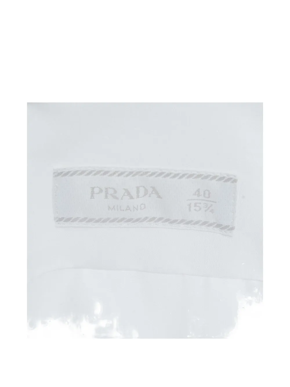 Prada Pre-Owned flap-pocket button-up shirt - White