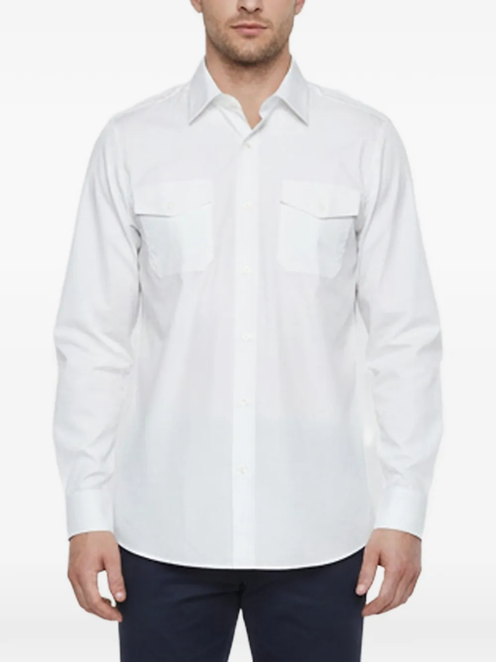 Prada Pre-Owned рубашка с карманами | белый | Image 1