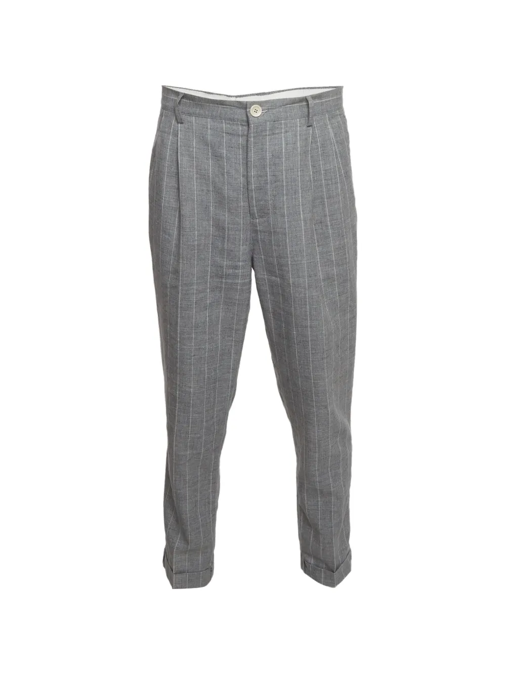 Brunello Cucinelli striped trousers - Grey