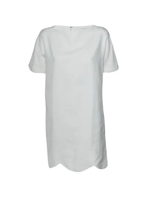 Chloé Pre-Owned scalloped shift midi dress
