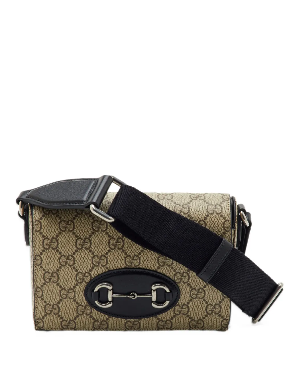 Gucci Pre-Owned 1955 Horsebit GG Supreme shoulder bag - Toni neutri