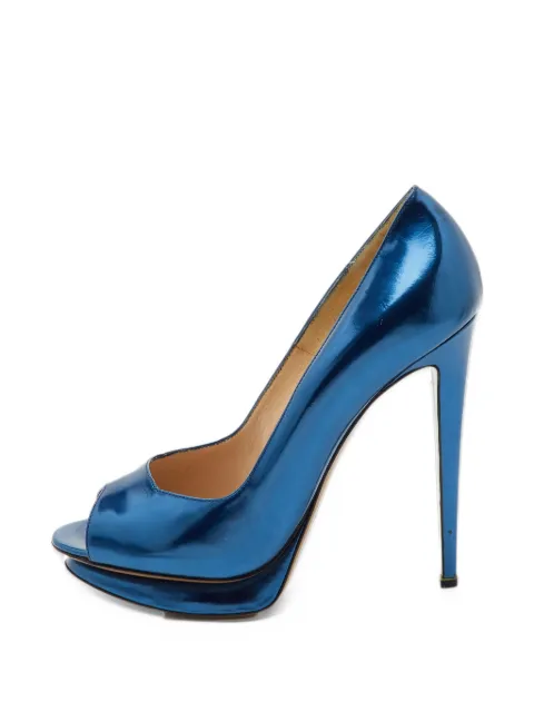 Nicholas Kirkwood platform peep-toe pumps