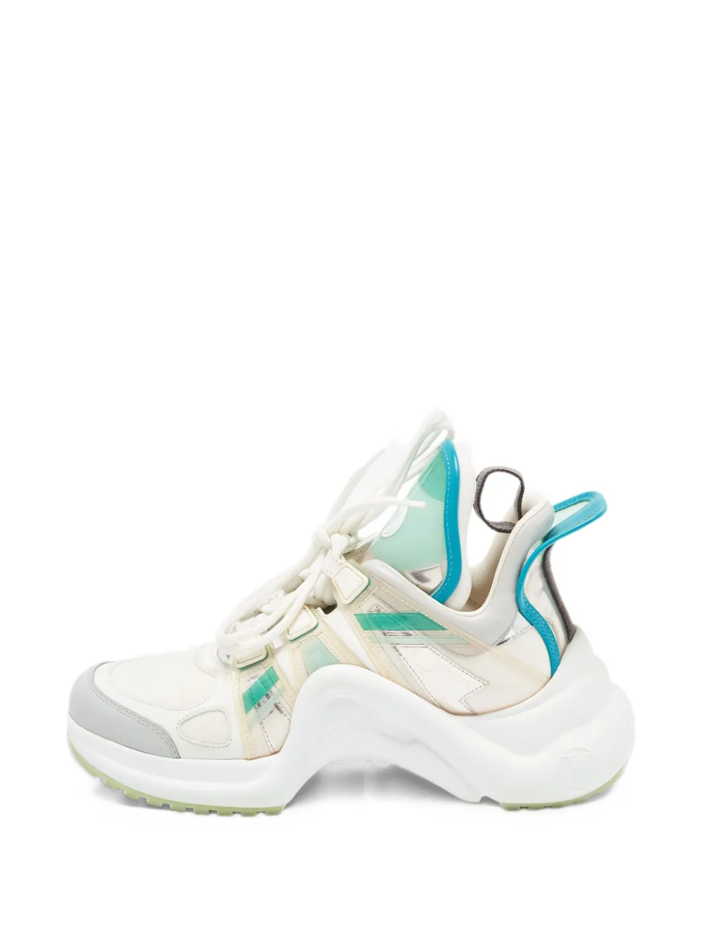 Louis Vuitton Pre-Owned Archlight wave-sculpted sneakers - White