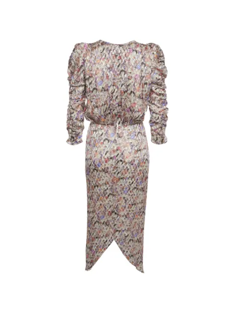 ISABEL MARANT Nemil gathered asymmetric midi dress