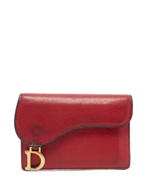 Christian Dior Pre-Owned 2021 Saddle grained leather wallet