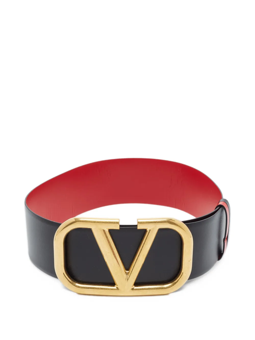 Valentino Garavani Pre-Owned VLogo reversible belt - Nero