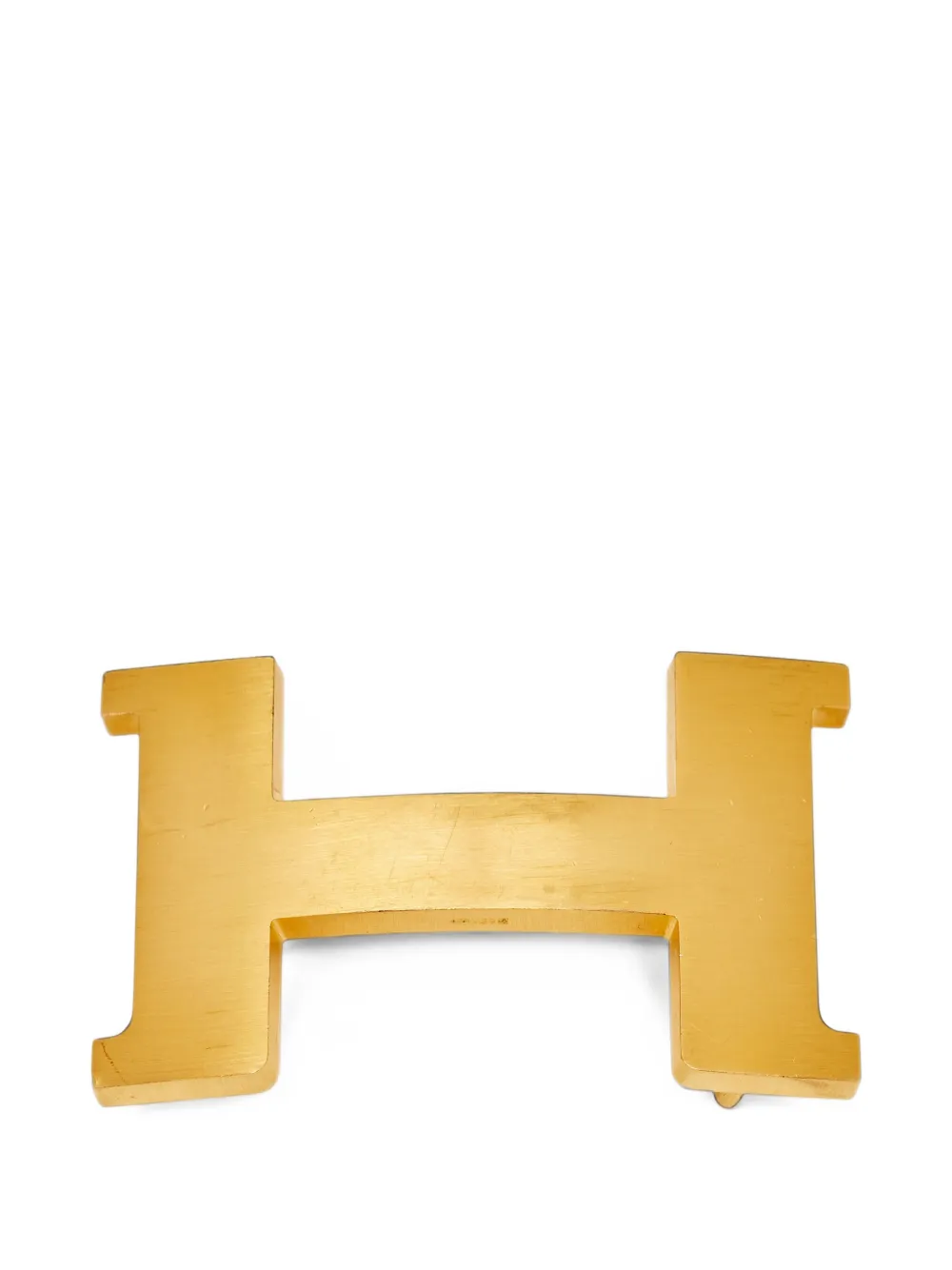 Hermès Pre-Owned Constance brushed belt buckle | Gold | Image 1