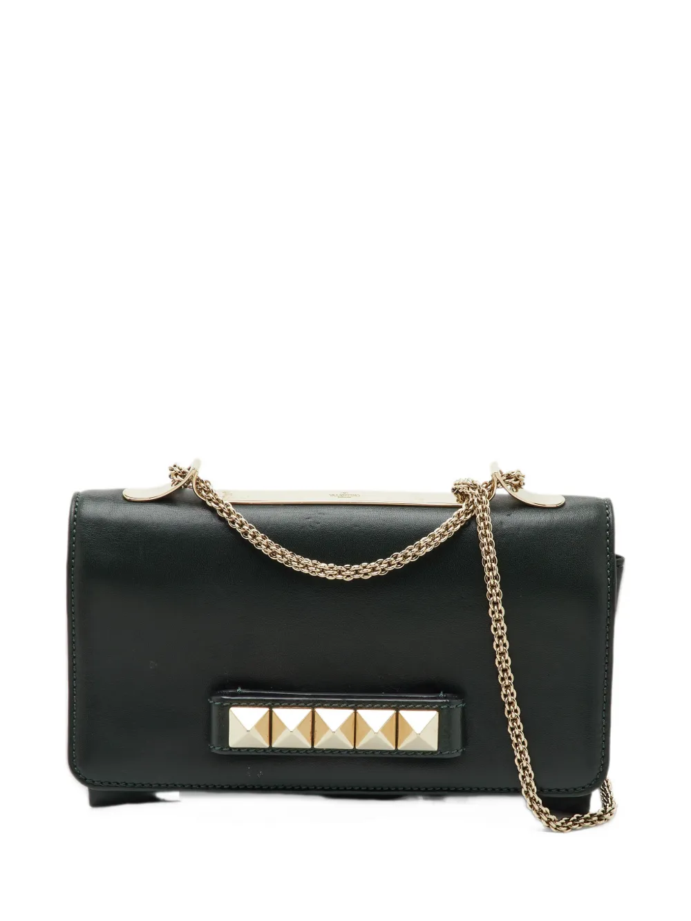 Valentino Garavani Pre-Owned Va Va Voom studded shoulder bag - Verde