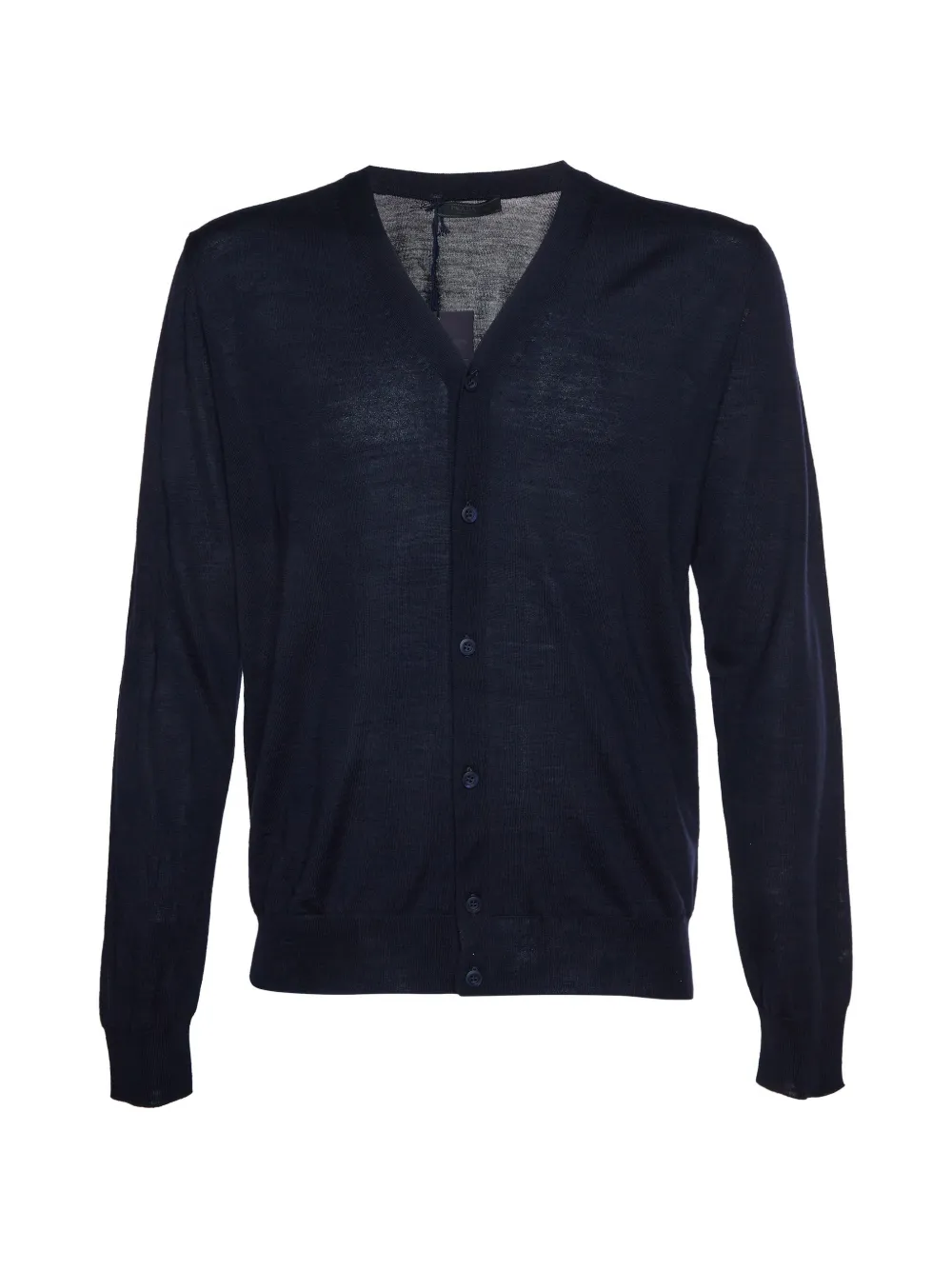 Prada Pre-Owned V-neck button-down cardigan - Blue
