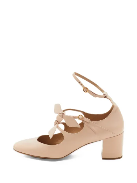 Chloé Pre-Owned Mike Leaf bow pumps