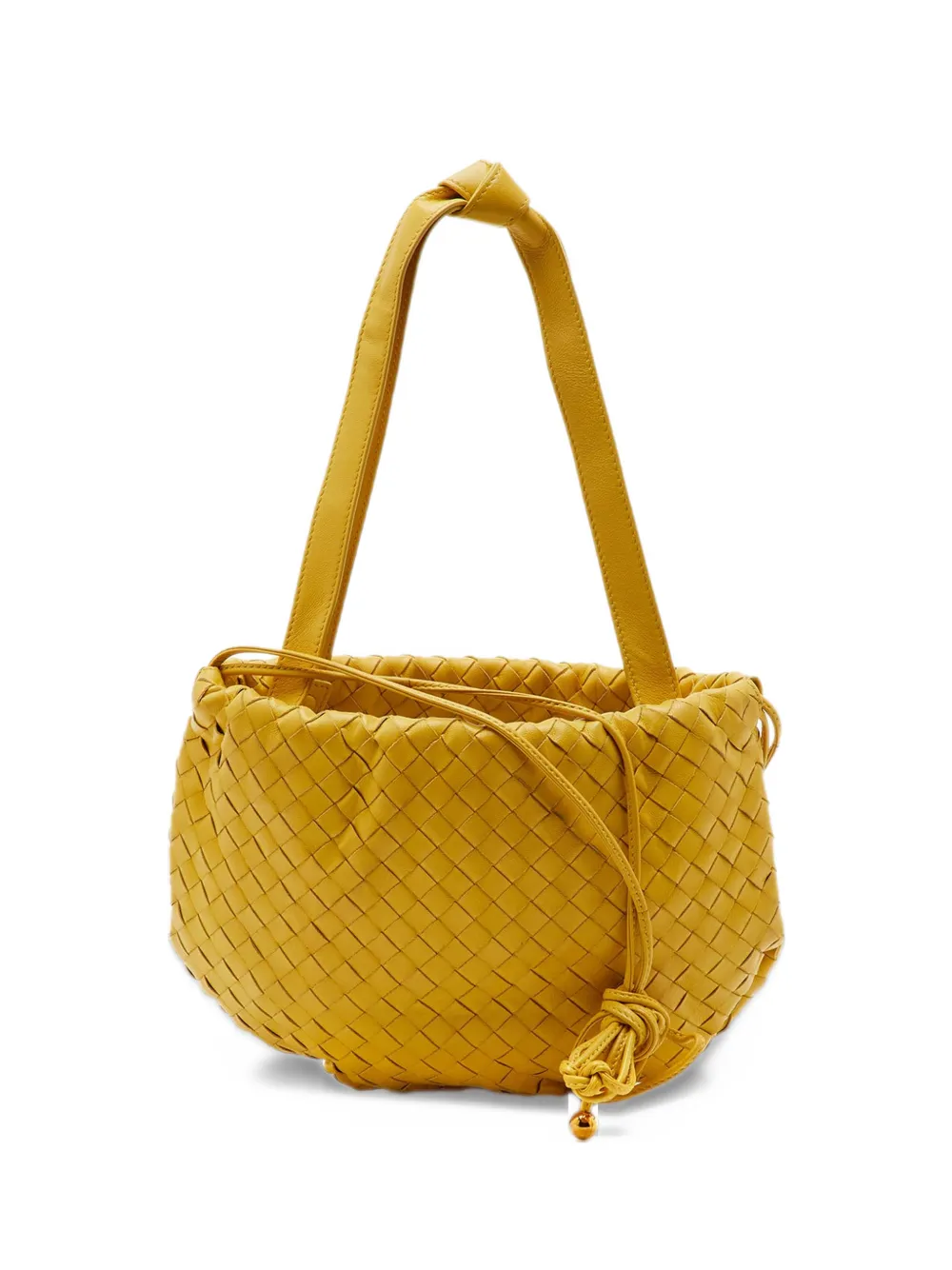 Bottega Veneta Pre-Owned medium Bulb Intrecciato shoulder bag - Giallo