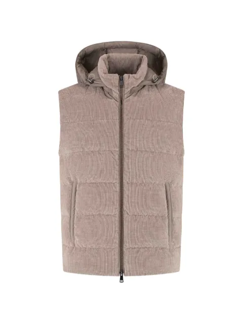 Paul & Shark quilted corduroy gilet