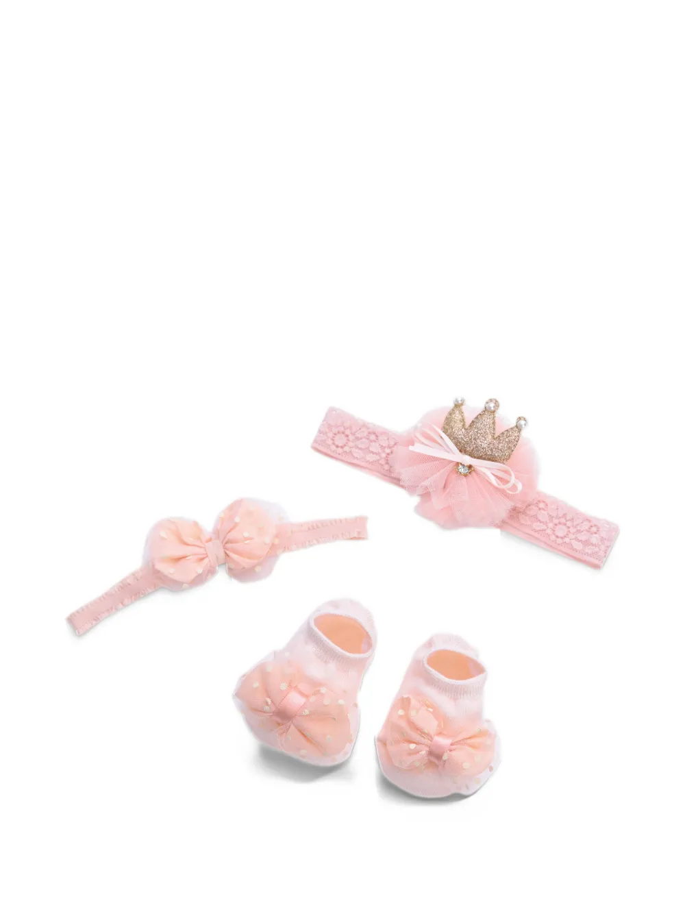 Mimi Tutu комплект из трех повязок на голову | розовый | Image 1