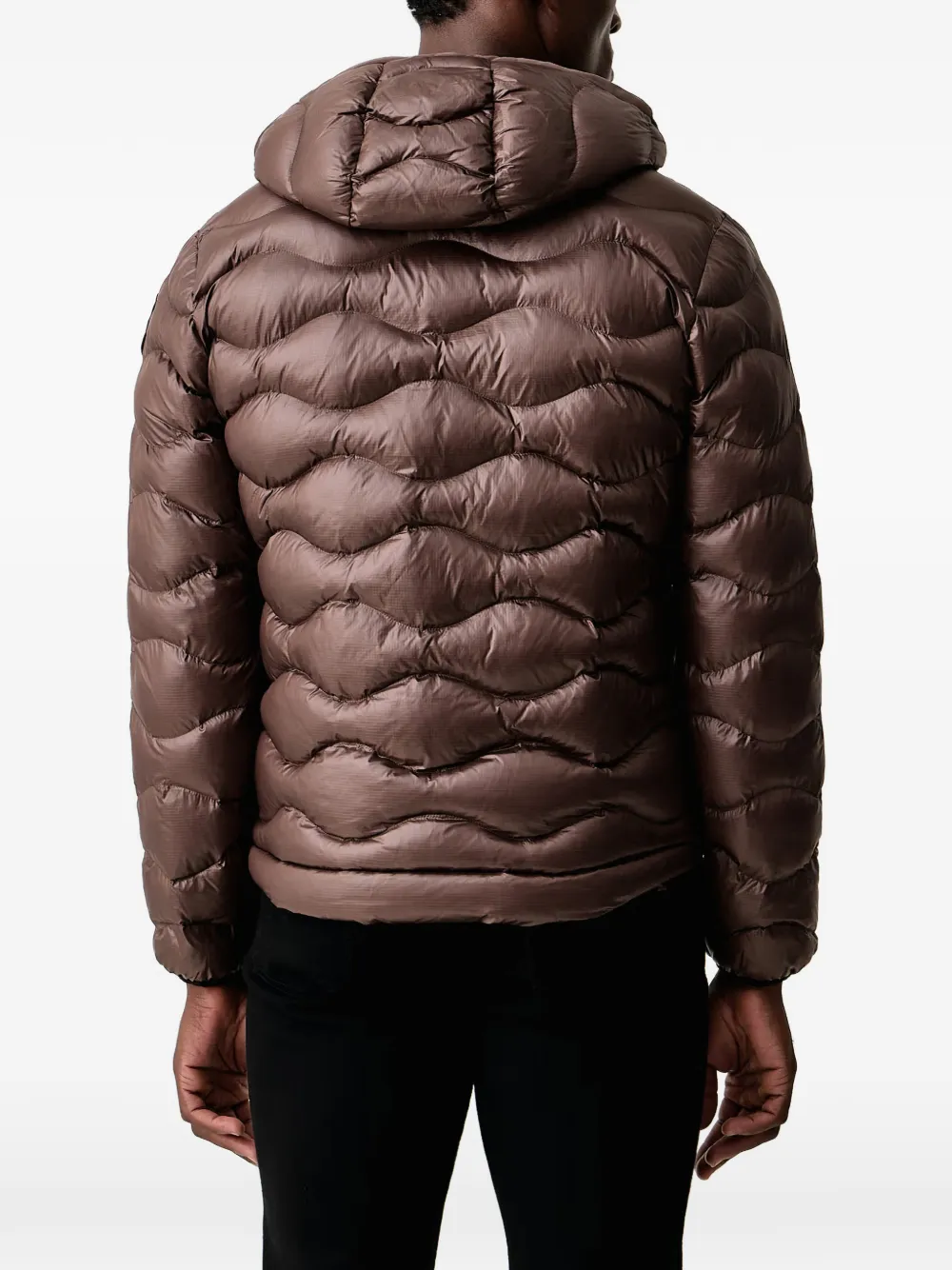 Blauer wave-quilted Sorona Aura hooded jacket Bruin