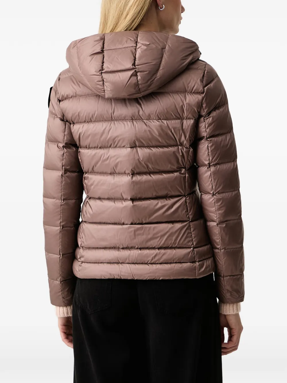 Blauer Charme quilted hooded padded jacket Roze