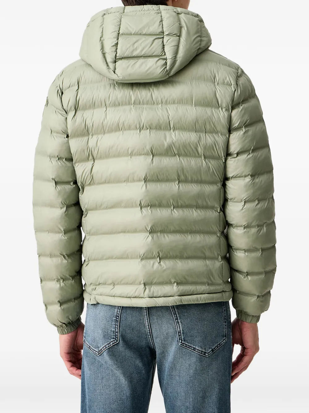 Blauer quilted Sorona Aura hooded jacket Groen