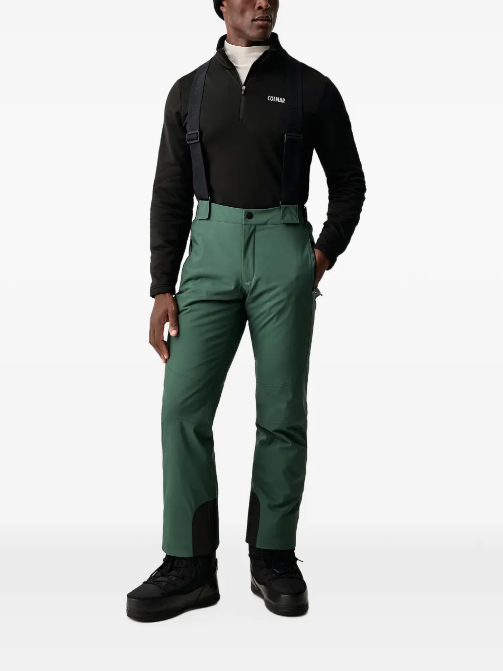 Colmar half-zip ski top Zwart