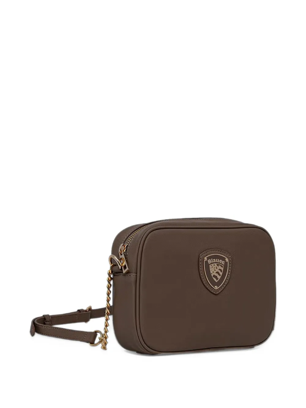 Blauer logo-plaque chain-link cross body bag Bruin