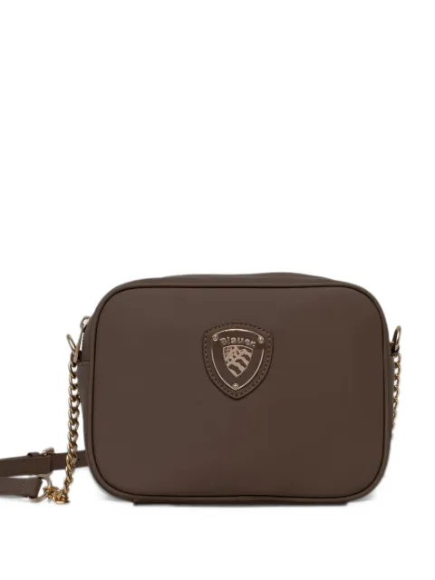 Blauer logo-plaque chain-link cross body bag