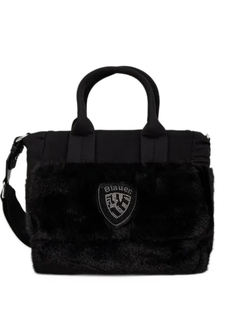 Blauer logo-patch tote bag